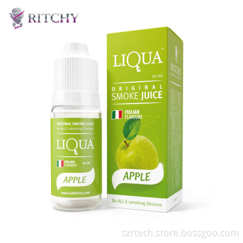 E-Liquid, 10ml Apple Italian Flavor